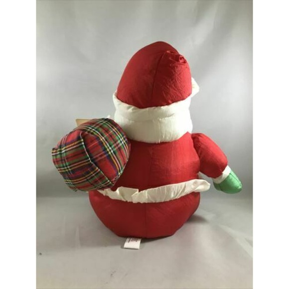 Vintage 1993 Gibson Greetings Plush Christmas Santa 12" - Picture 2 of 2